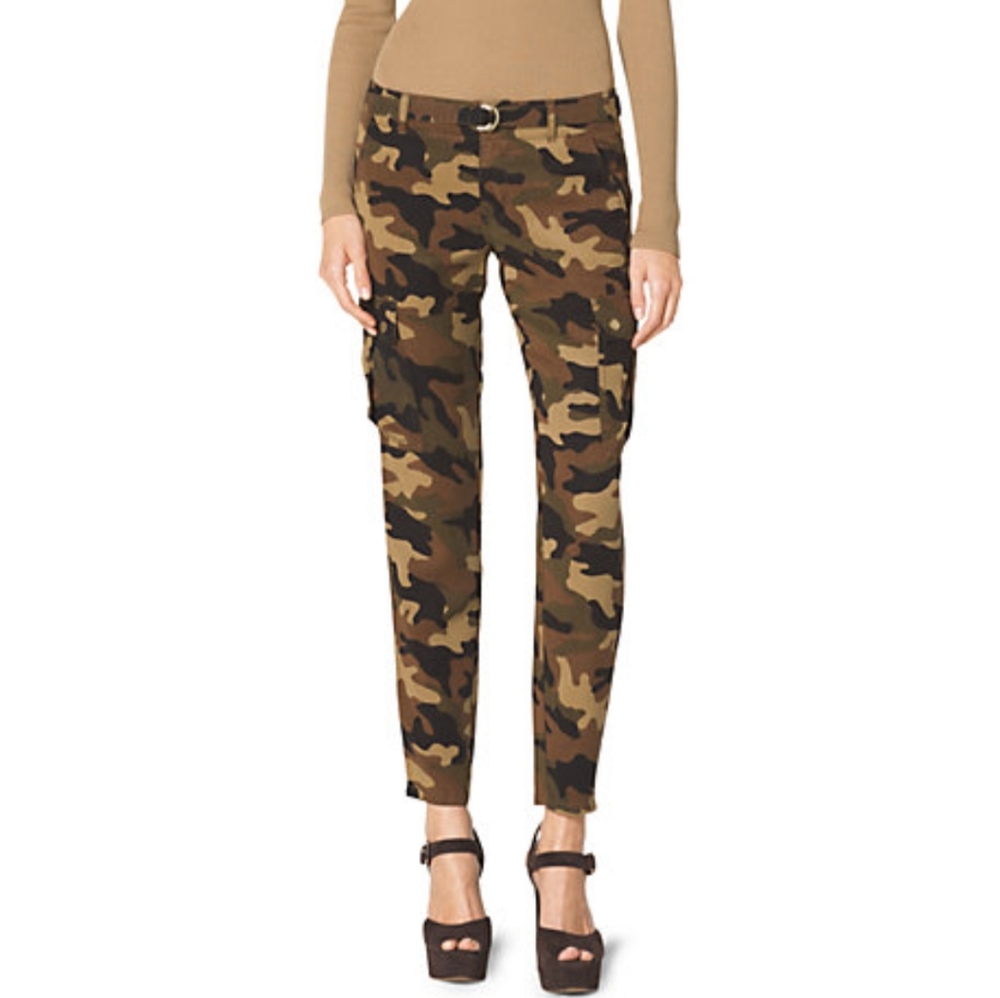 MK Camo utility cargo pants